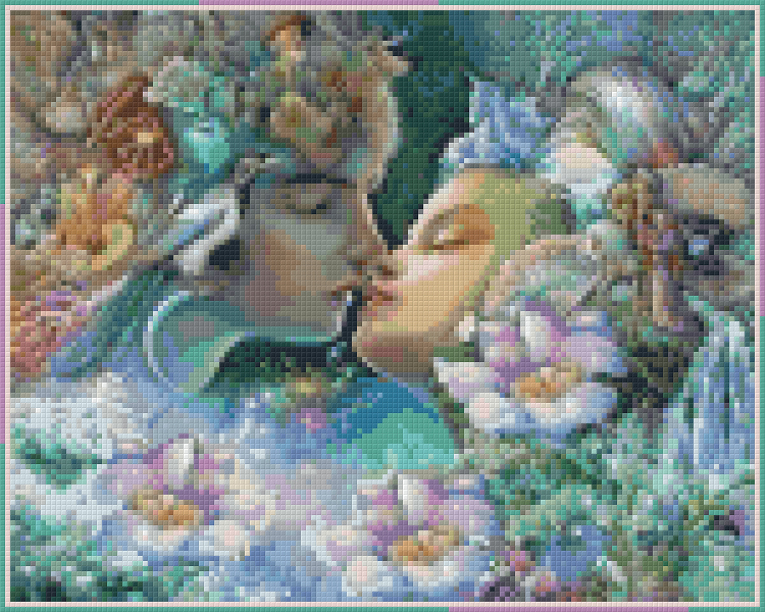 An Elf's Love Nine [9] Baseplate PixelHobby Mini-mosaic Art Kits image 0